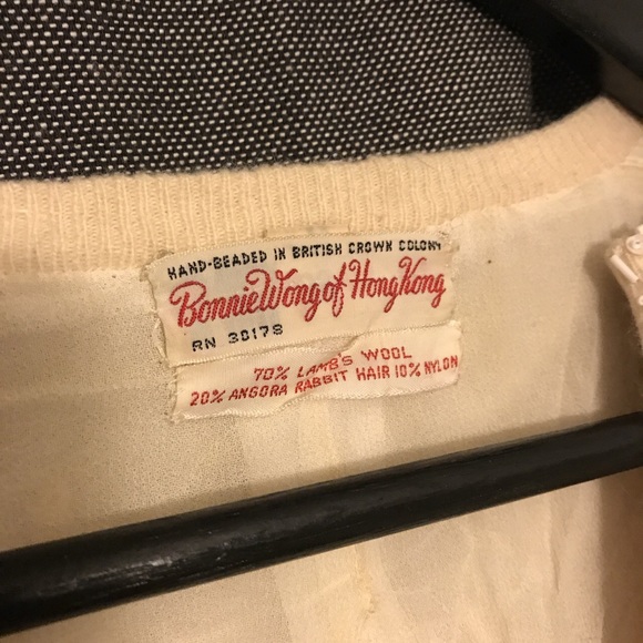 Vintage beaded sweater - Picture 4 of 4